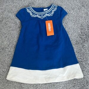 Gymboree Blue and White Casual Dress
